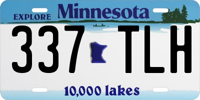 MN license plate 337TLH