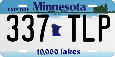 MN license plate 337TLP