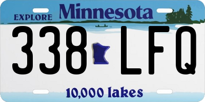 MN license plate 338LFQ