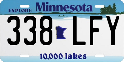 MN license plate 338LFY