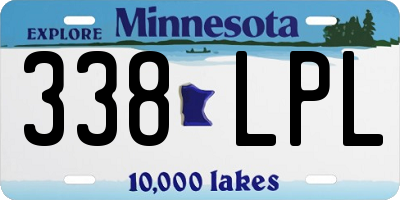 MN license plate 338LPL