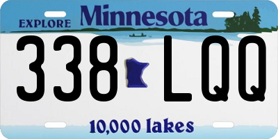 MN license plate 338LQQ