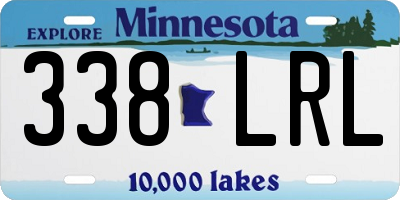 MN license plate 338LRL