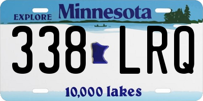 MN license plate 338LRQ