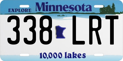 MN license plate 338LRT