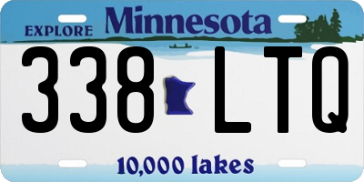 MN license plate 338LTQ