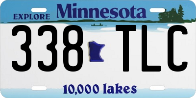 MN license plate 338TLC