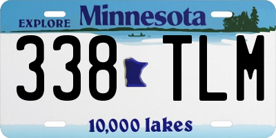 MN license plate 338TLM