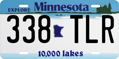 MN license plate 338TLR