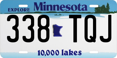 MN license plate 338TQJ
