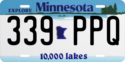 MN license plate 339PPQ