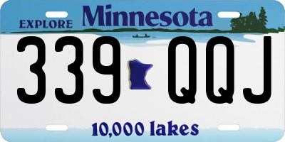 MN license plate 339QQJ
