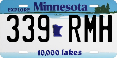MN license plate 339RMH