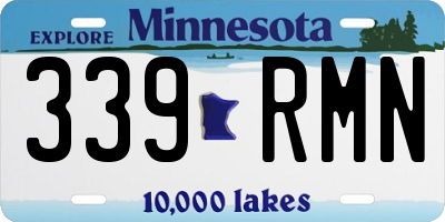 MN license plate 339RMN