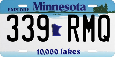 MN license plate 339RMQ