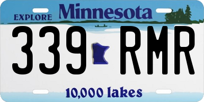 MN license plate 339RMR