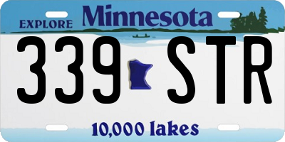 MN license plate 339STR