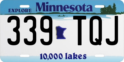 MN license plate 339TQJ