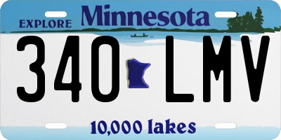 MN license plate 340LMV