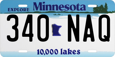 MN license plate 340NAQ
