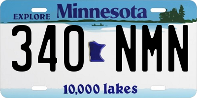MN license plate 340NMN