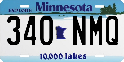 MN license plate 340NMQ