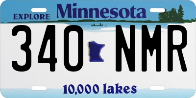 MN license plate 340NMR