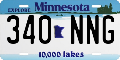 MN license plate 340NNG