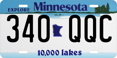 MN license plate 340QQC