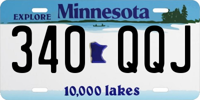 MN license plate 340QQJ