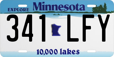 MN license plate 341LFY