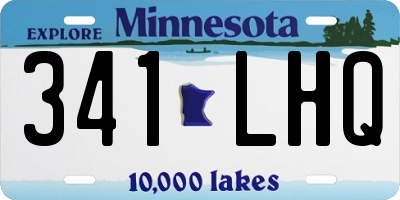 MN license plate 341LHQ