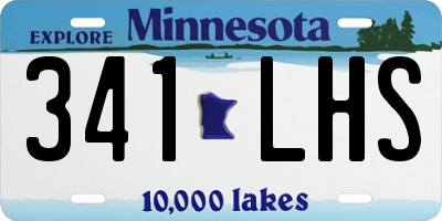 MN license plate 341LHS