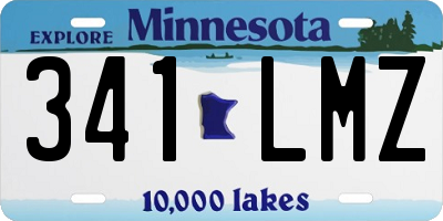 MN license plate 341LMZ