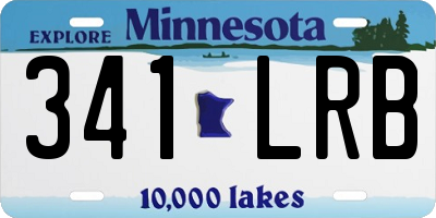 MN license plate 341LRB