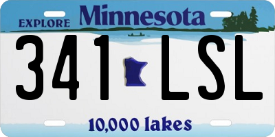 MN license plate 341LSL