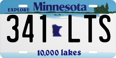 MN license plate 341LTS