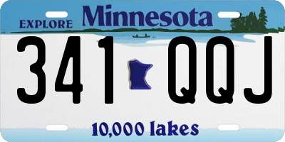 MN license plate 341QQJ