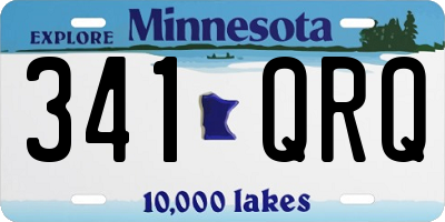 MN license plate 341QRQ