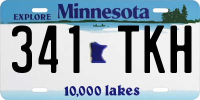 MN license plate 341TKH