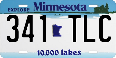 MN license plate 341TLC