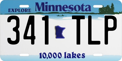 MN license plate 341TLP