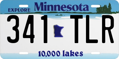 MN license plate 341TLR