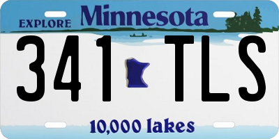 MN license plate 341TLS