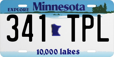 MN license plate 341TPL