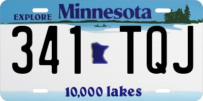 MN license plate 341TQJ