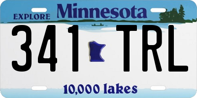 MN license plate 341TRL