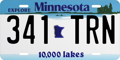MN license plate 341TRN