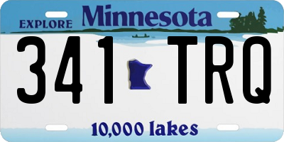 MN license plate 341TRQ