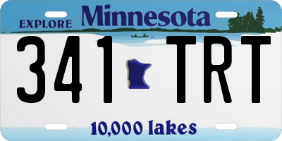 MN license plate 341TRT